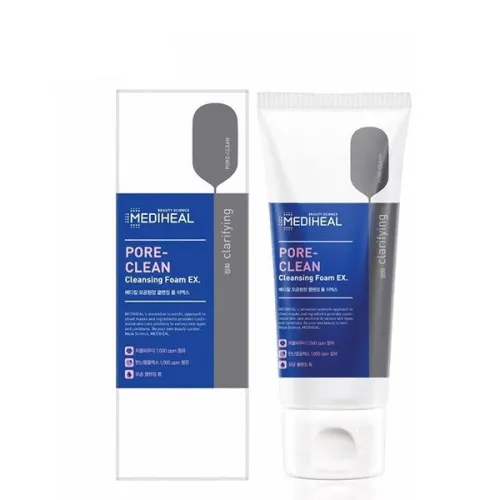 Sữa rửa mặt than hoạt tính làm sạch sâu lỗ chân lông Mediheal Pore-Clean Charcoal Cleansing Foam EX (170ml)